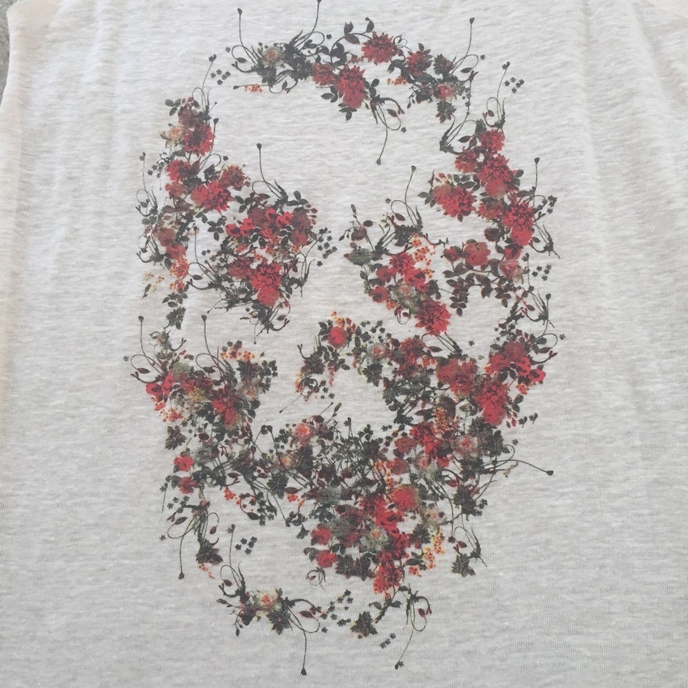 New Eleven Paris linen skull tank top xs - Picture 2 of 6